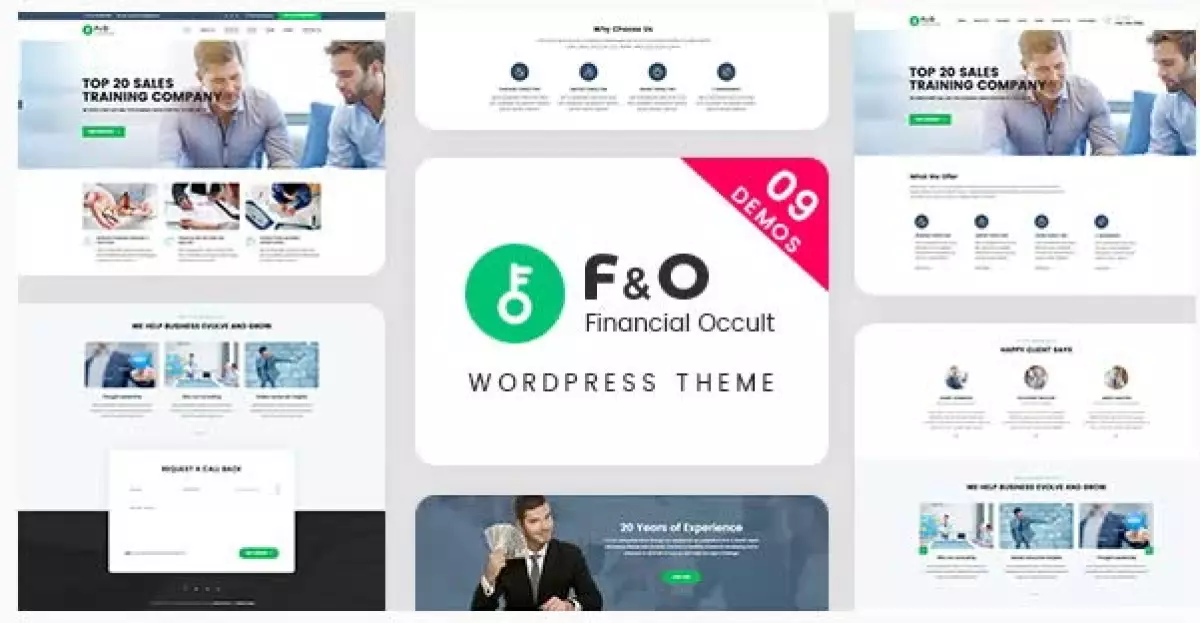 F&O - Consultant Finance WordPress Theme