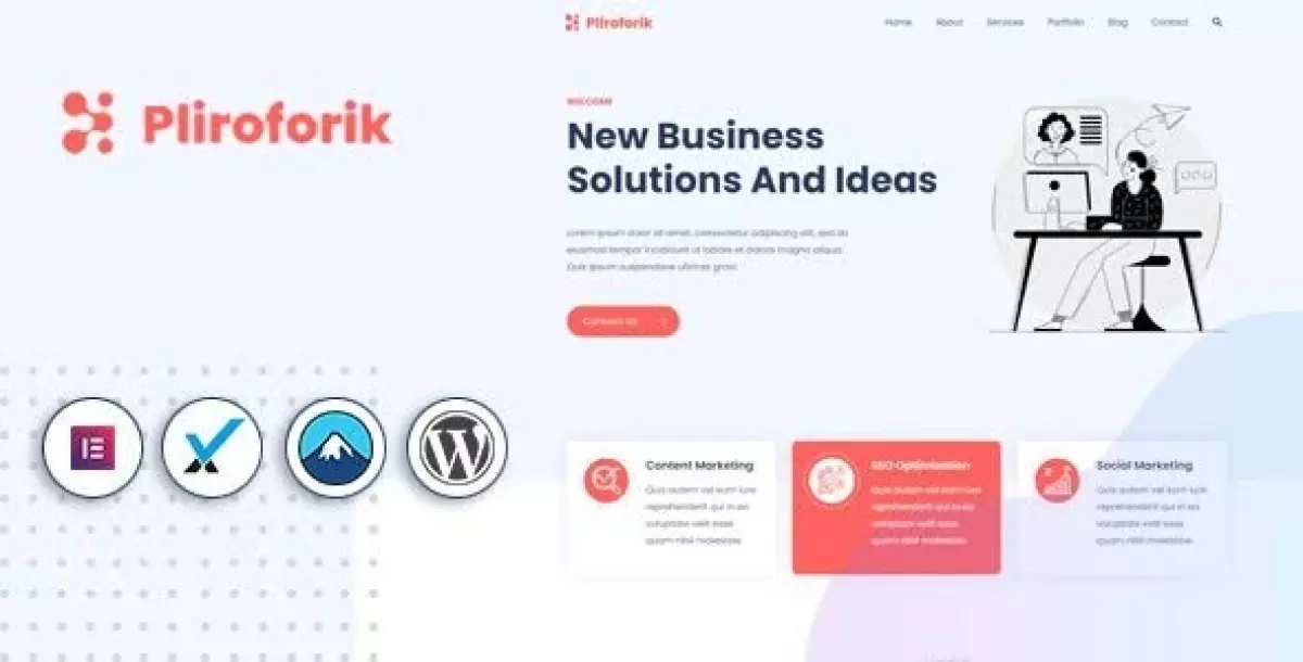 [WISH] Pliroforik - IT Agency Portfolio WordPress