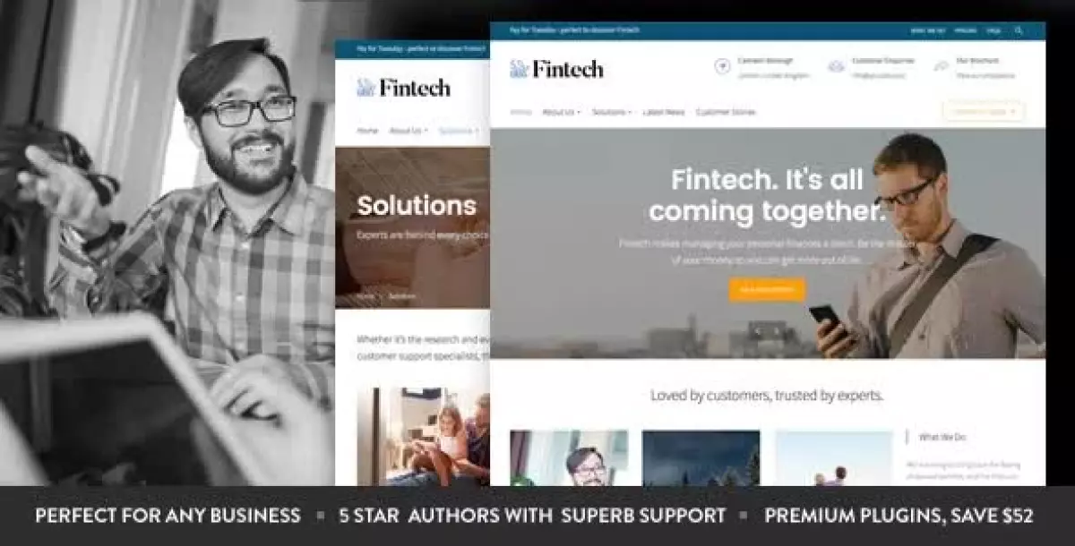 Fintech - Startup WordPress Theme 1.4.3