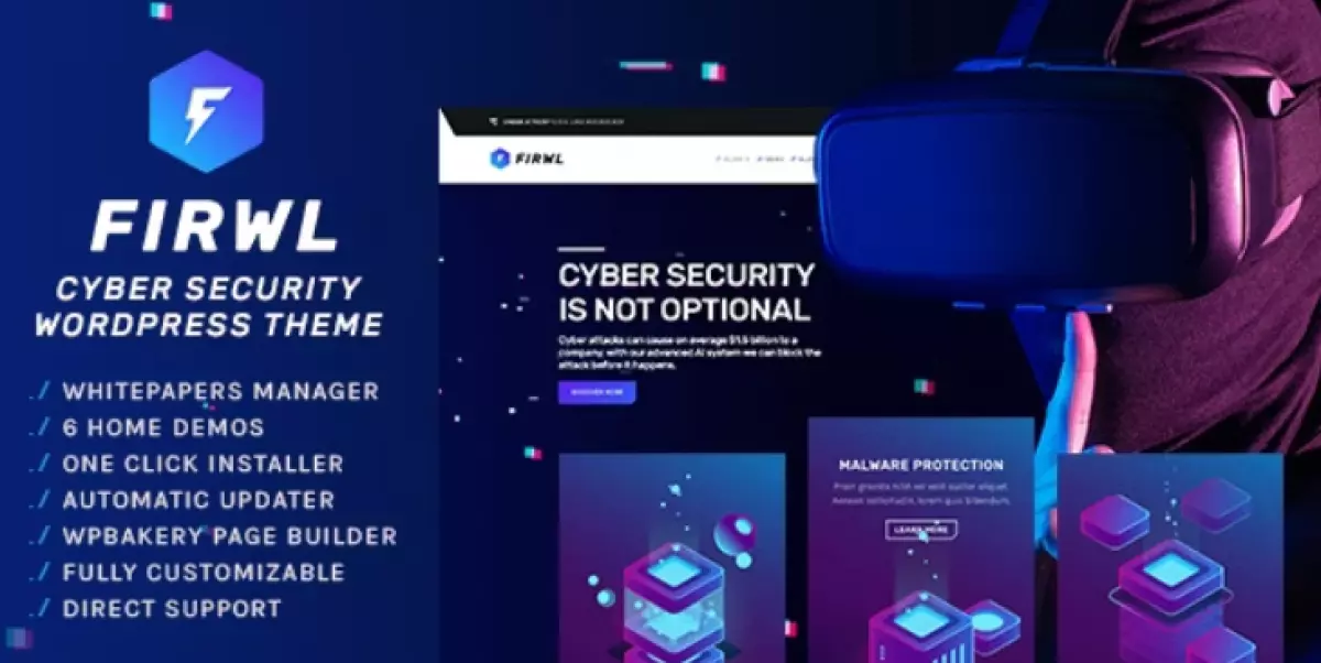 Firwl - Cyber Security WordPress Theme