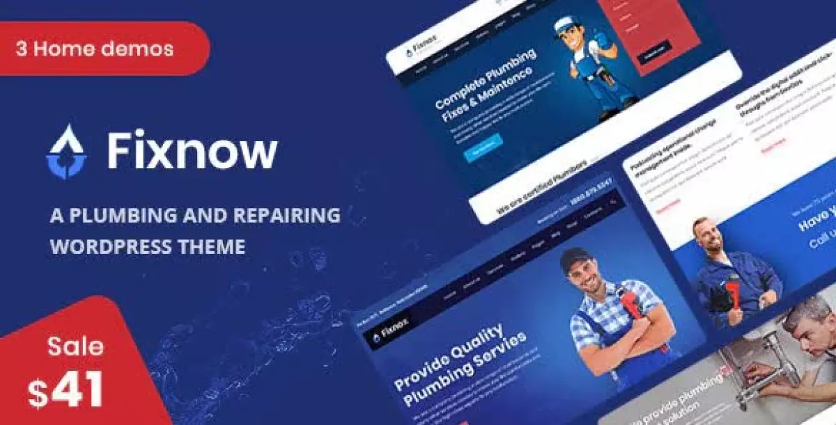 Fixnow - A Perfect Plumbing WordPress Theme 2.3