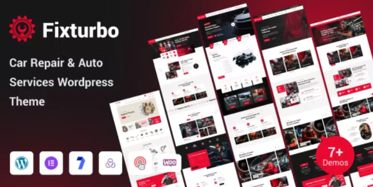 Fixturbo - Car Service &amp; Auto Repair Elementor WordPress Theme MultiPurpose