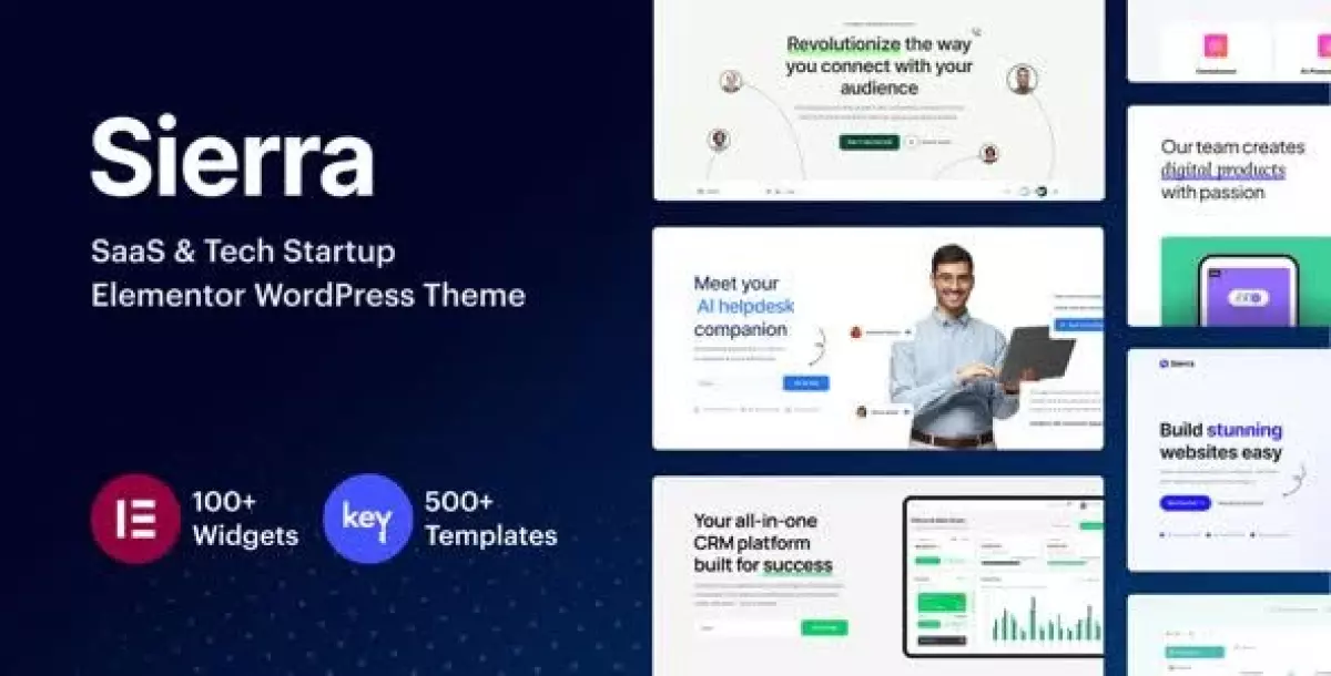 [WISH] Sierra - SaaS &amp; Tech Startup Elementor WordPress