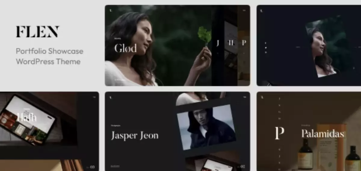 Flen - Creative Agency &amp; Personal Portfolio WordPress Theme