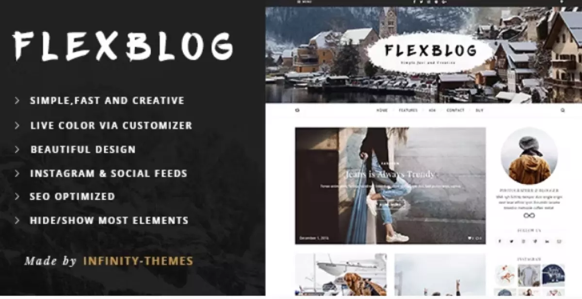 Flexblog - A Personal WordPress Blog Theme