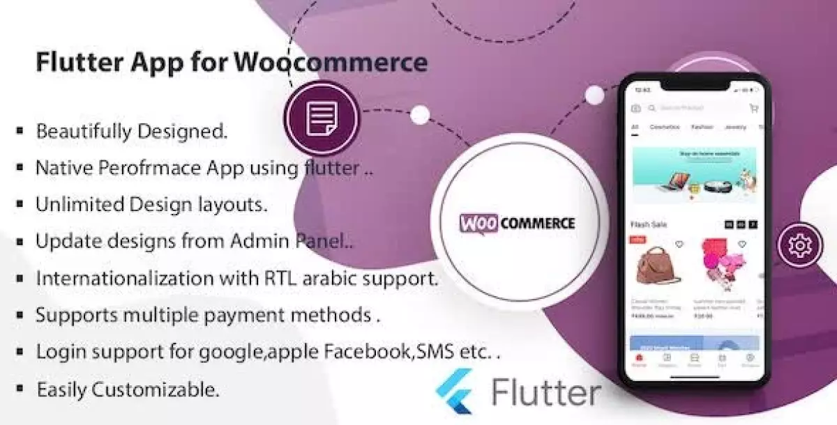 Flutter Multivendor Mobile app for WooCommerce 2.1