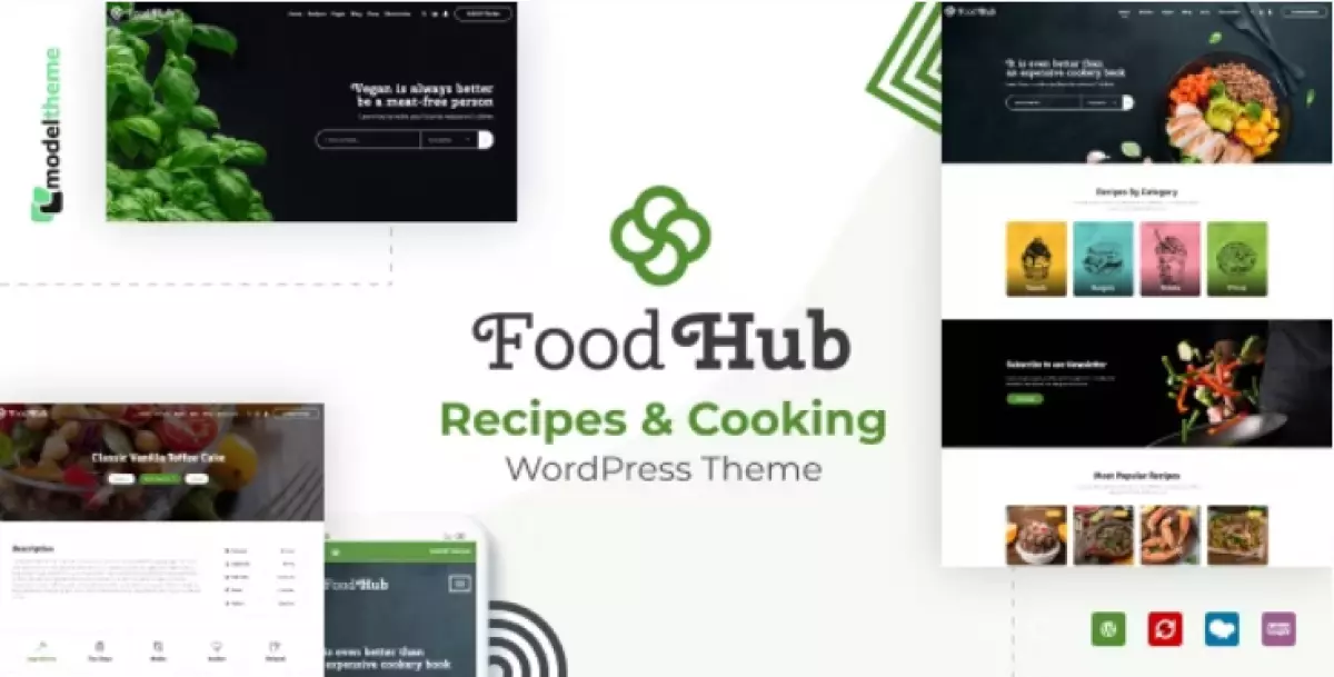 Foodhub - Recipes WordPress Theme