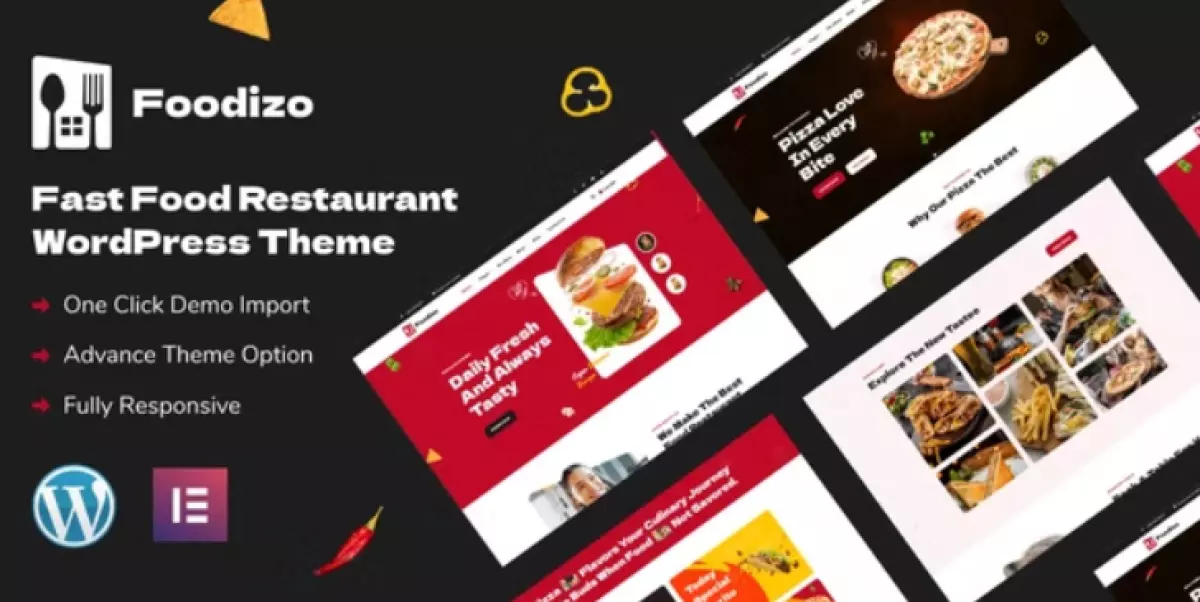 Foodizo - Fast Food Restaurant WordPress Theme