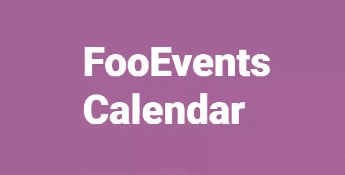 FooEvents Calendar  1.6.53