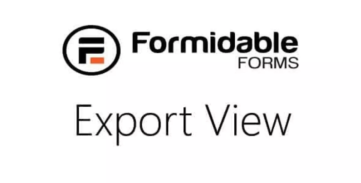 Formidable Export View to CSV  1.09