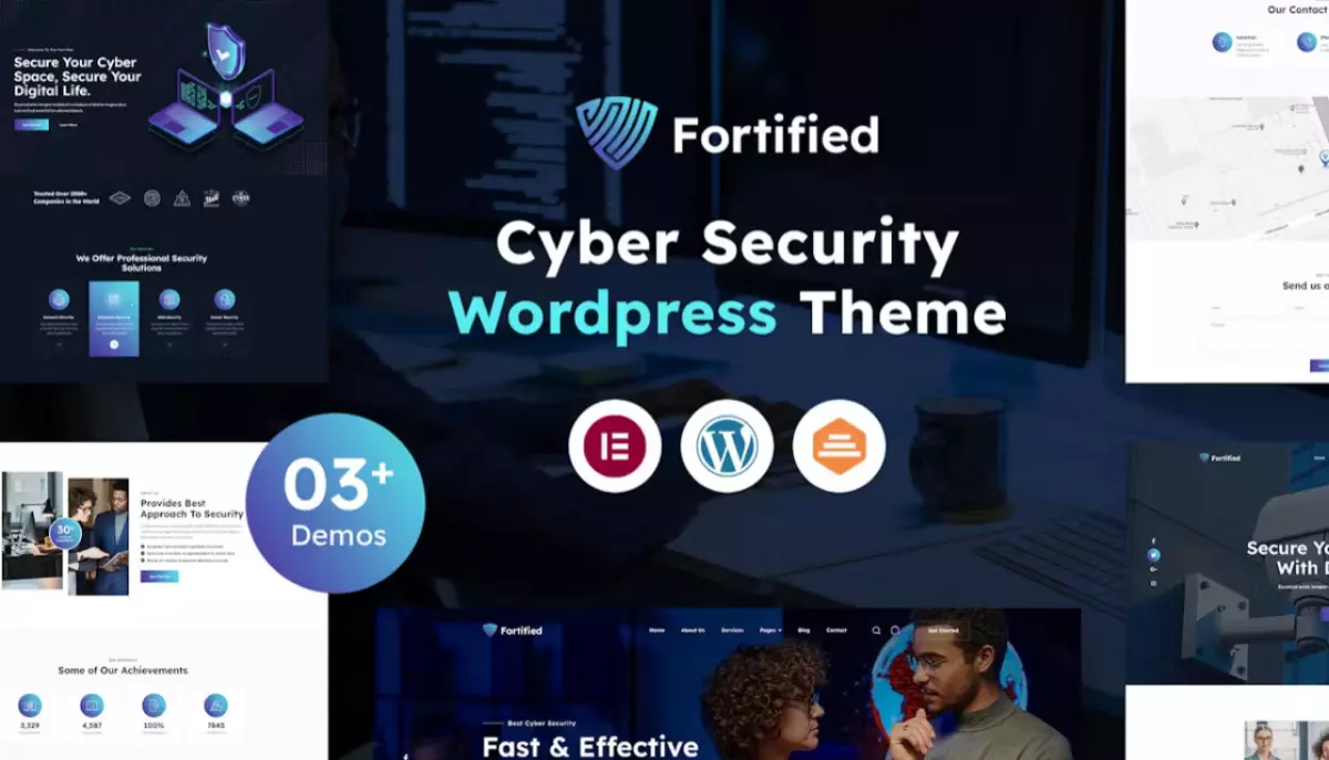 Fortified | IT &amp; Cyber Security WordPress Theme 1.0