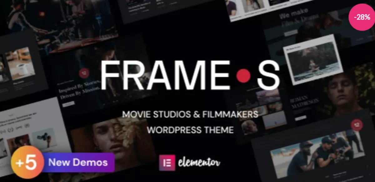 Frames - Movie Studios &amp; Filmmakers WordPress theme