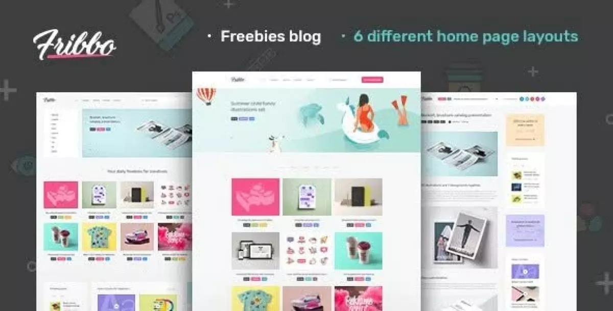 Fribbo - Freebies Blog WordPress Theme 1.0.2