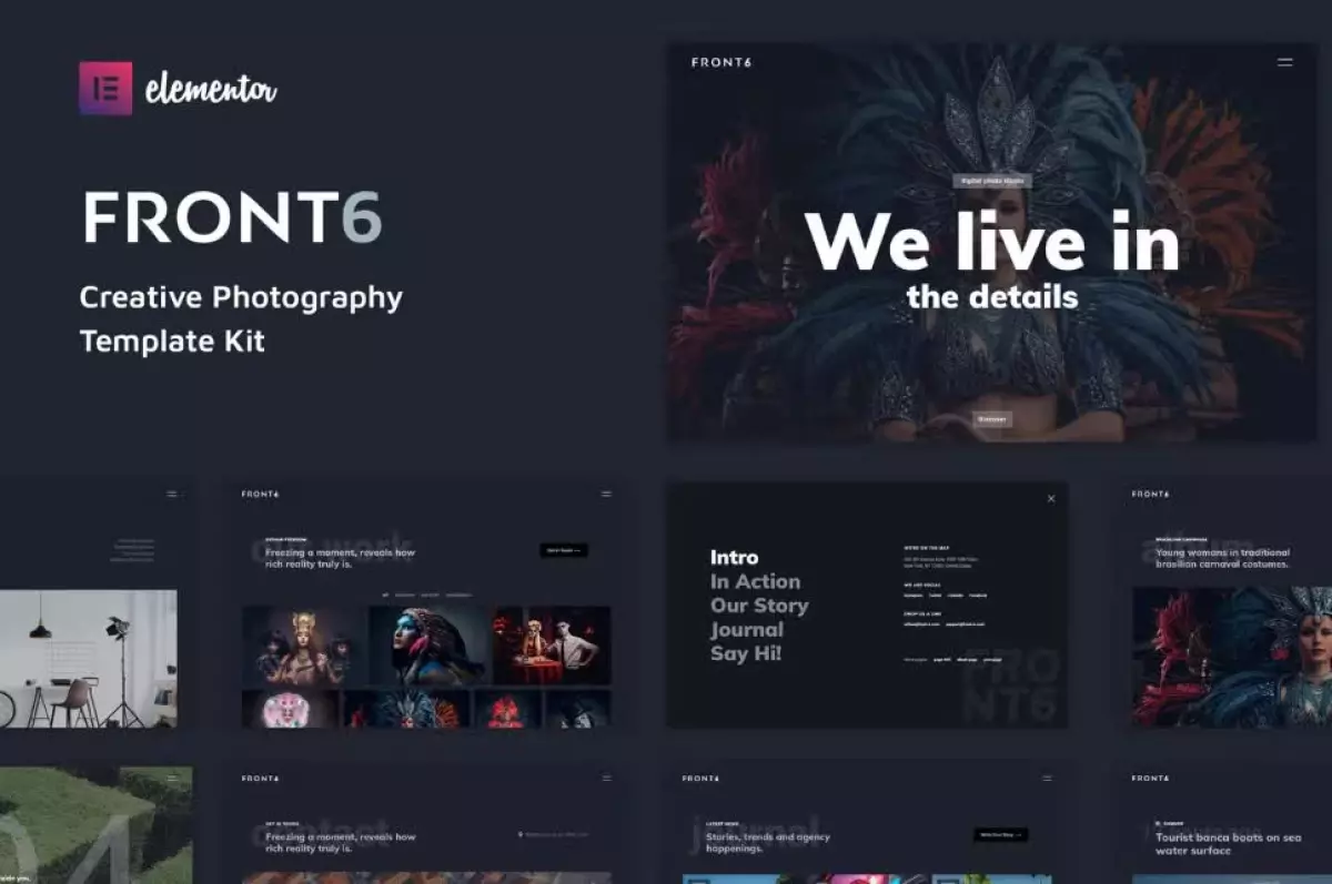 FrontSix - Creative Photography Template