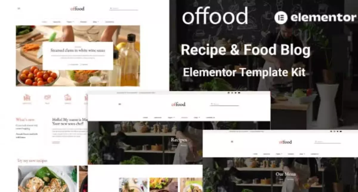 Offood - Recipe & Food Blog Elementor Template