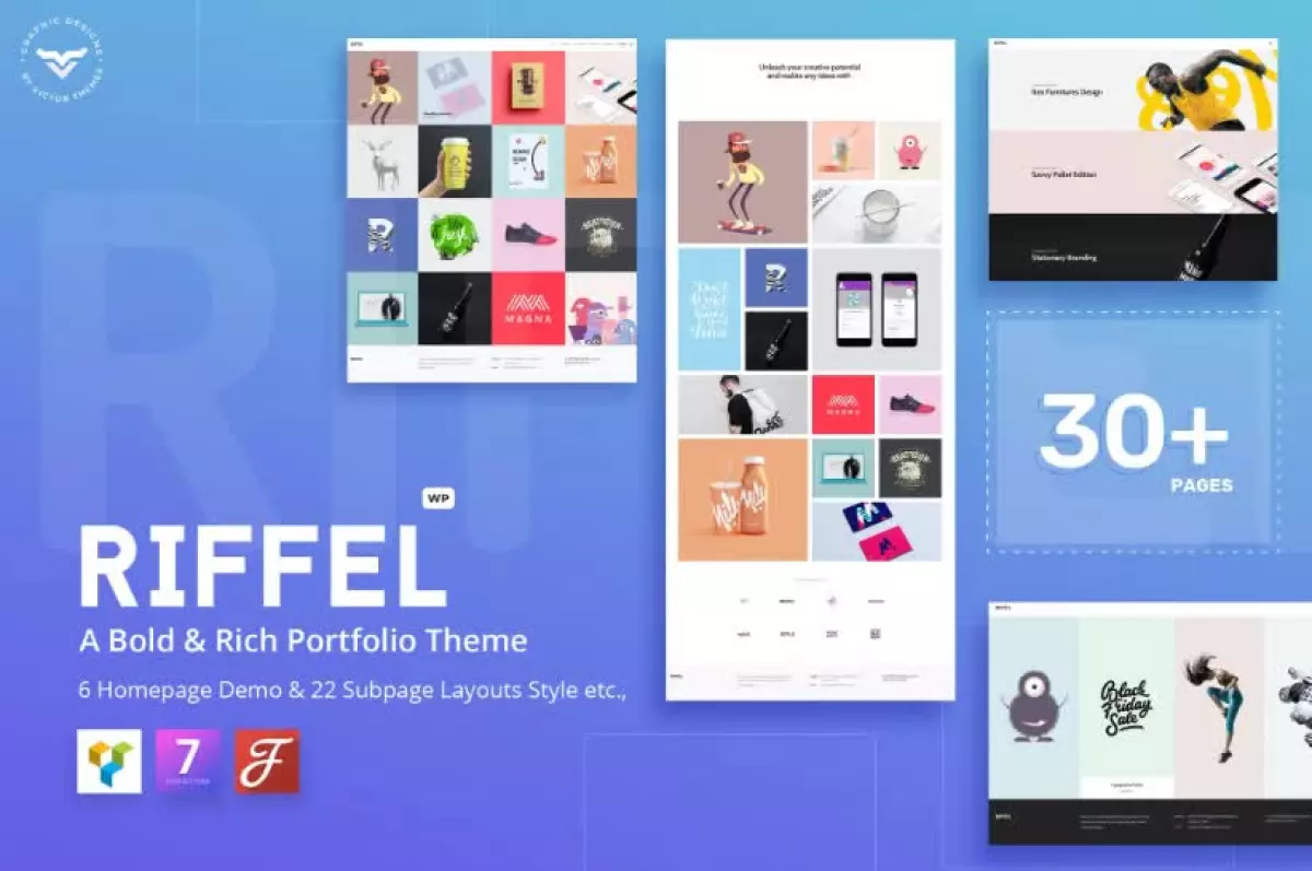 Riffel - A Bold & Rich Portfolio Theme 1.7.4