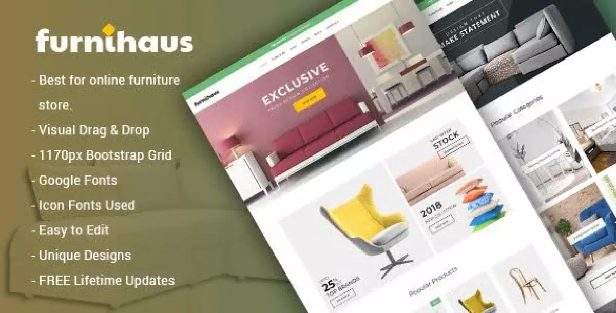 Furnihaus - Responsive Furniture WooCommerce WordPress Theme