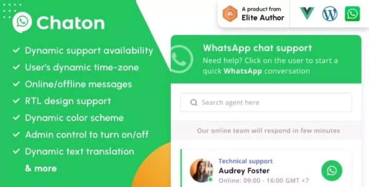 [WISH] Chaton - WhatsApp Chat WordPress