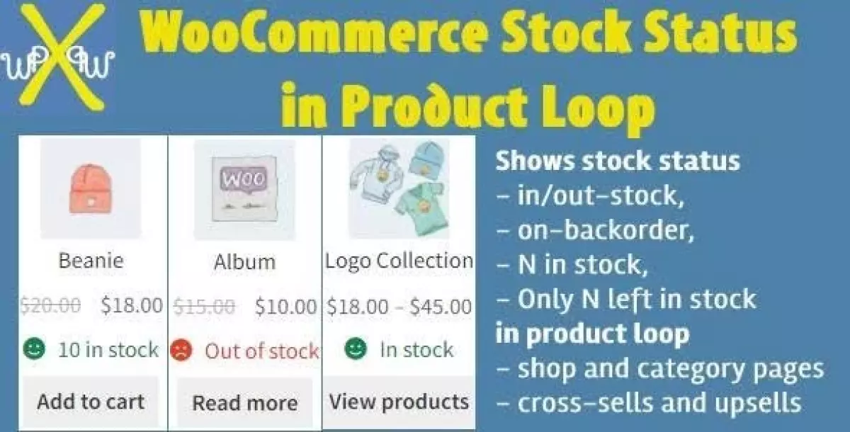 [WISH] WooCommerce Stock Status in Product