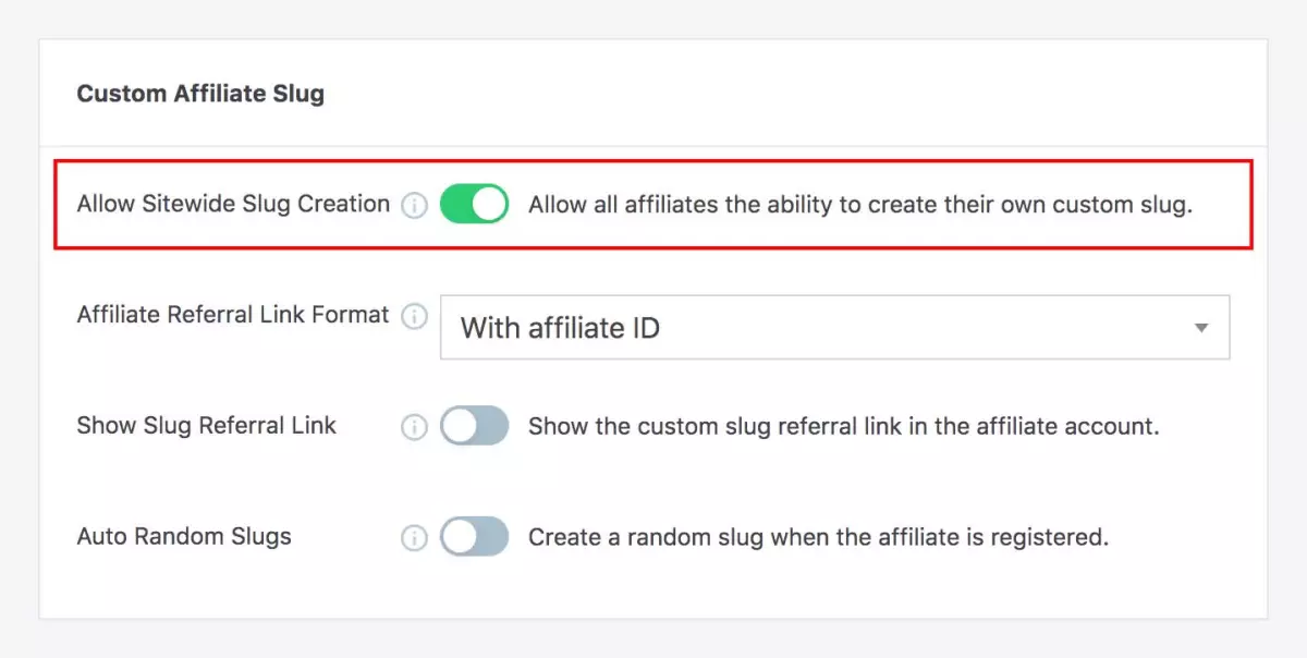 SliceWP - Custom Affiliate Slug Add-On