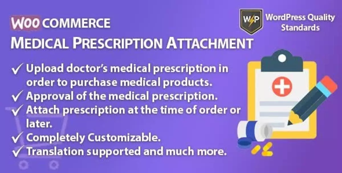 [WISH] WooCommerce Medical Prescription Attachment | Order