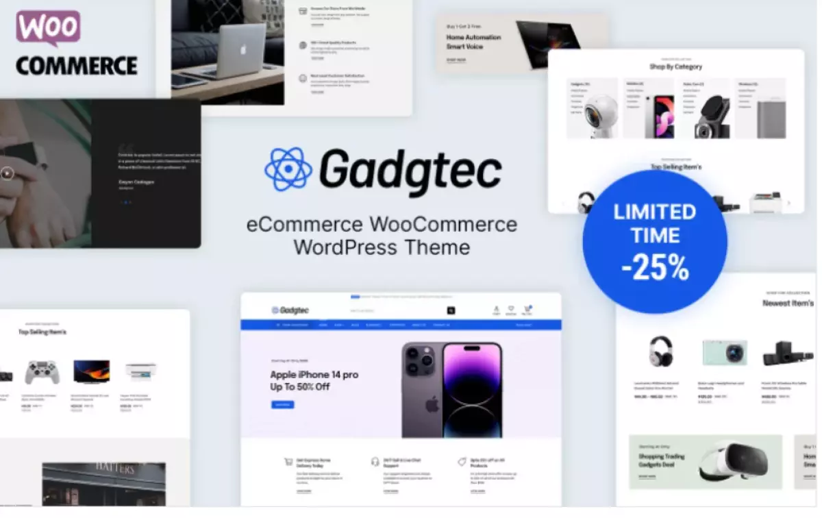 Gadgtec - Electronics and Mobile WooCommerce Theme