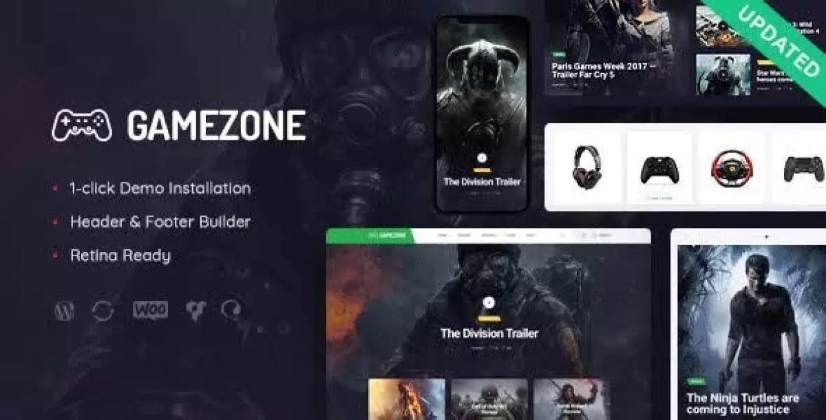 Gamezone | Video Gaming Blog & Esports Store WordPress Theme 1.1.5