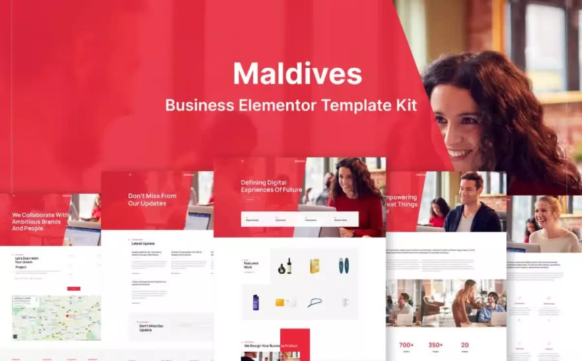 Maldives - Business & Agency Elementor Template