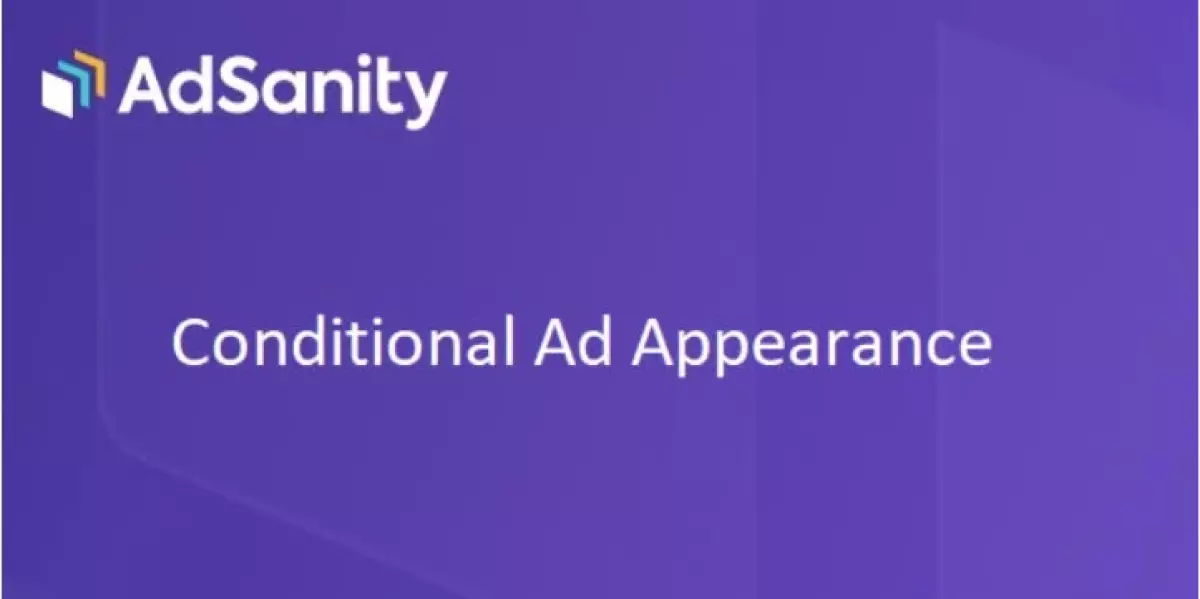 AdSanity Conditional Ad Appearance