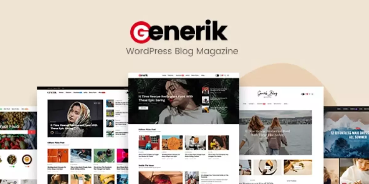 Generik - Multipurpose WordPress Blog Magazine Theme