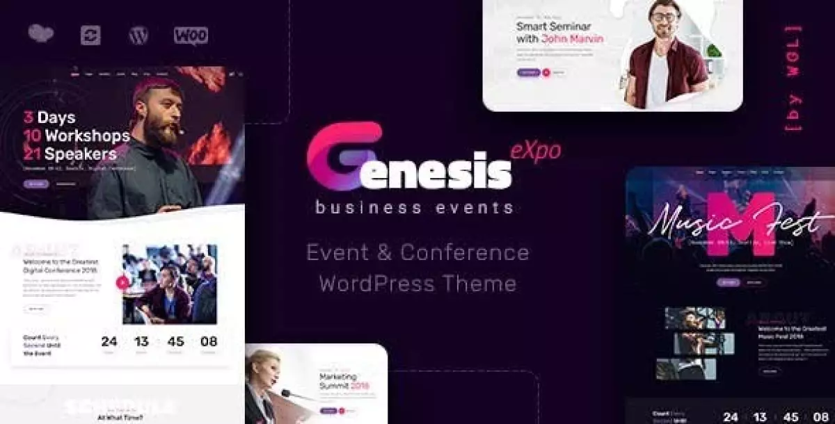 GenesisExpo | Business Events & Conference WordPress Theme 1.3.2