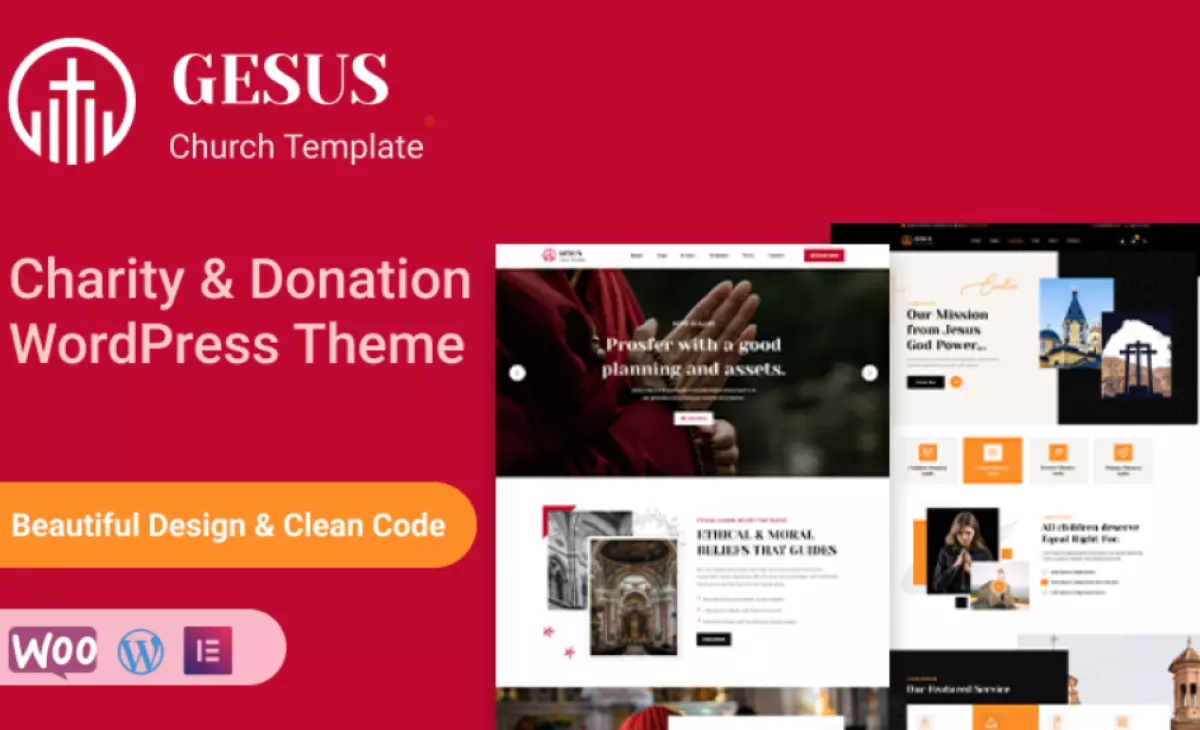 Gesus – Charity &amp; Donation WordPress Theme