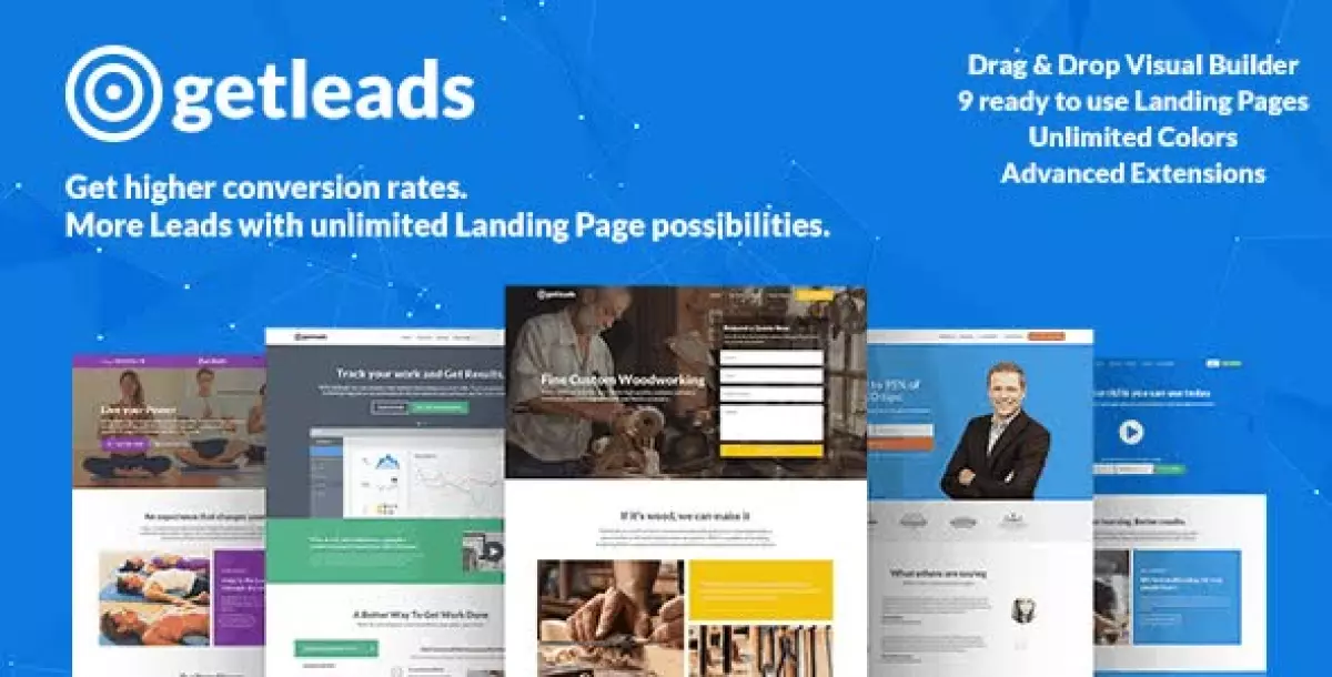 Getleads  High-Performance Landing Page WordPress Theme 2.4