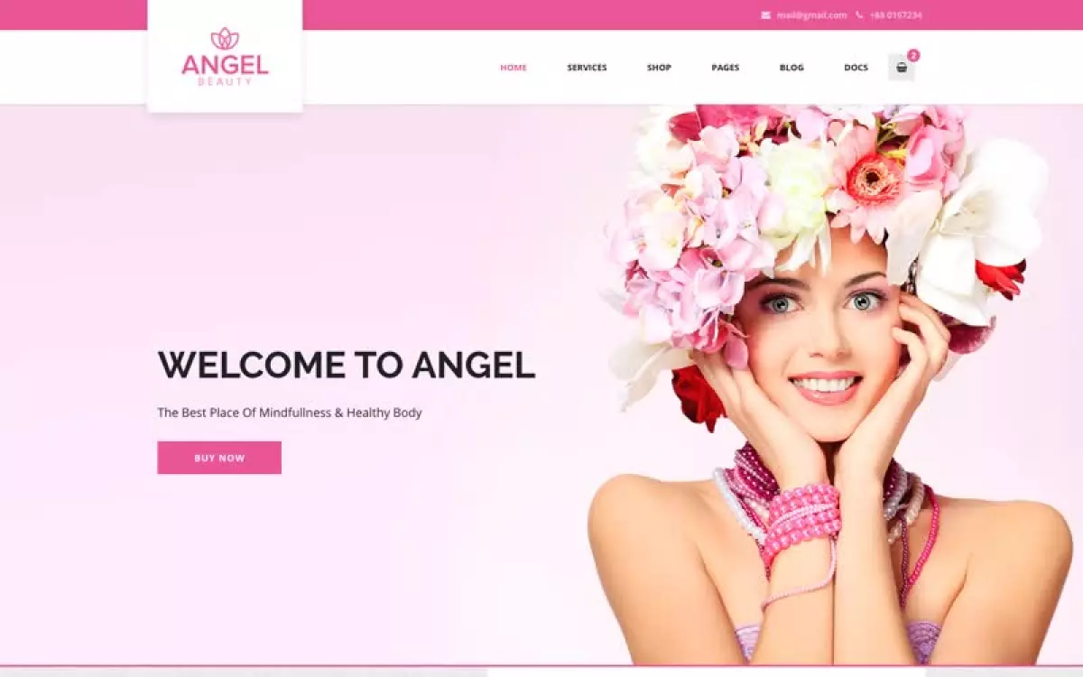 Angel - Beauty Salon Store WooCommerce WordPress Elementor Theme WordPress Theme