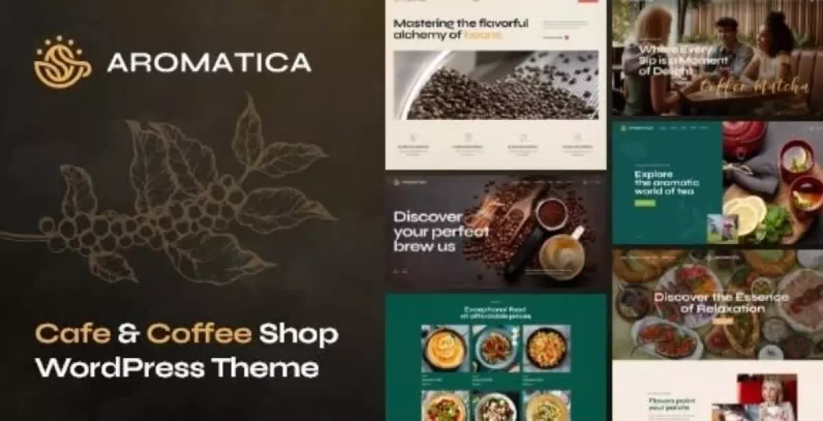 Aromatica - Cafe & Coffee Shop WordPress Theme