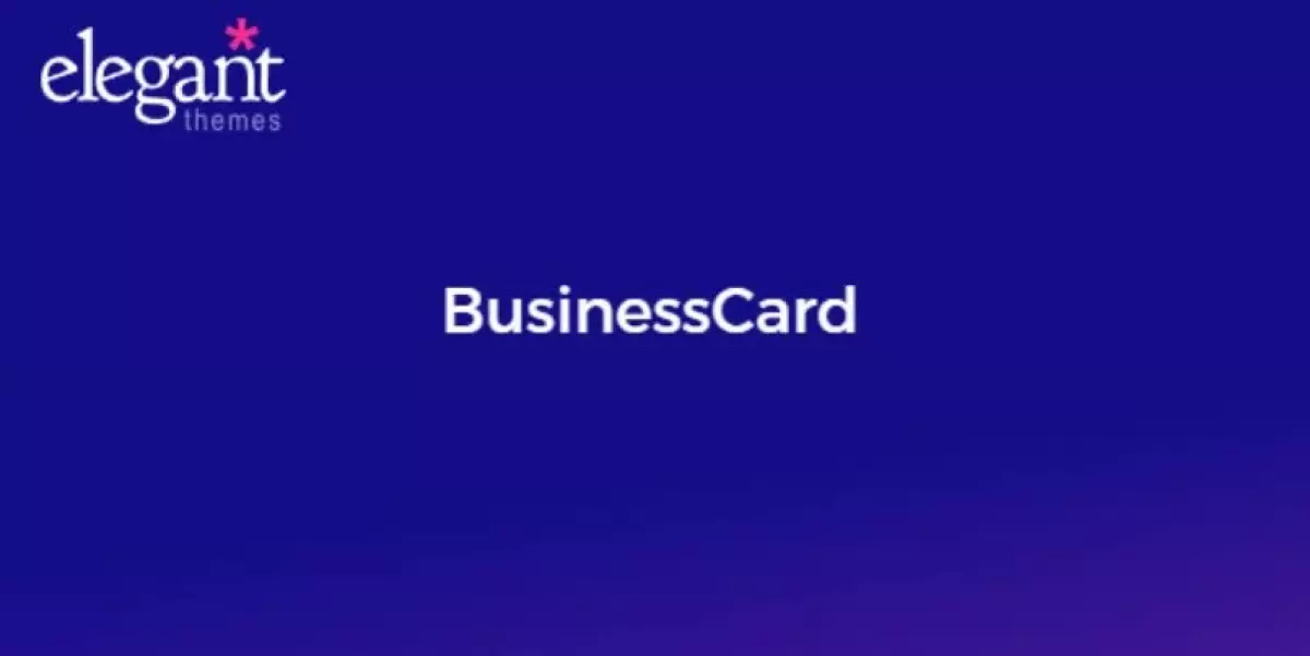 Elegant Themes BusinessCard