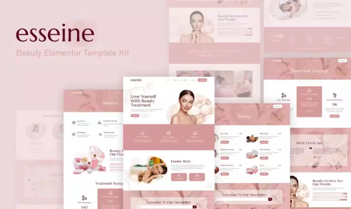 Essein - Beauty Spa Elementor Template