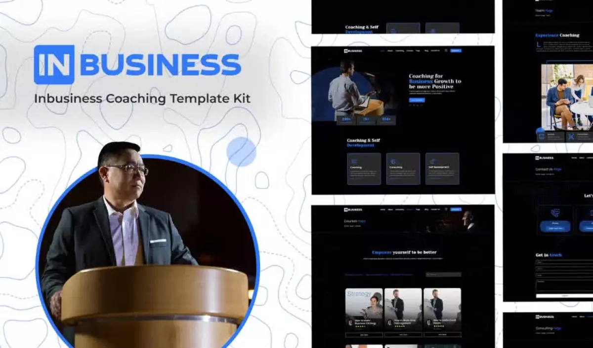 Inbusiness - Coaching Business Elementor Template