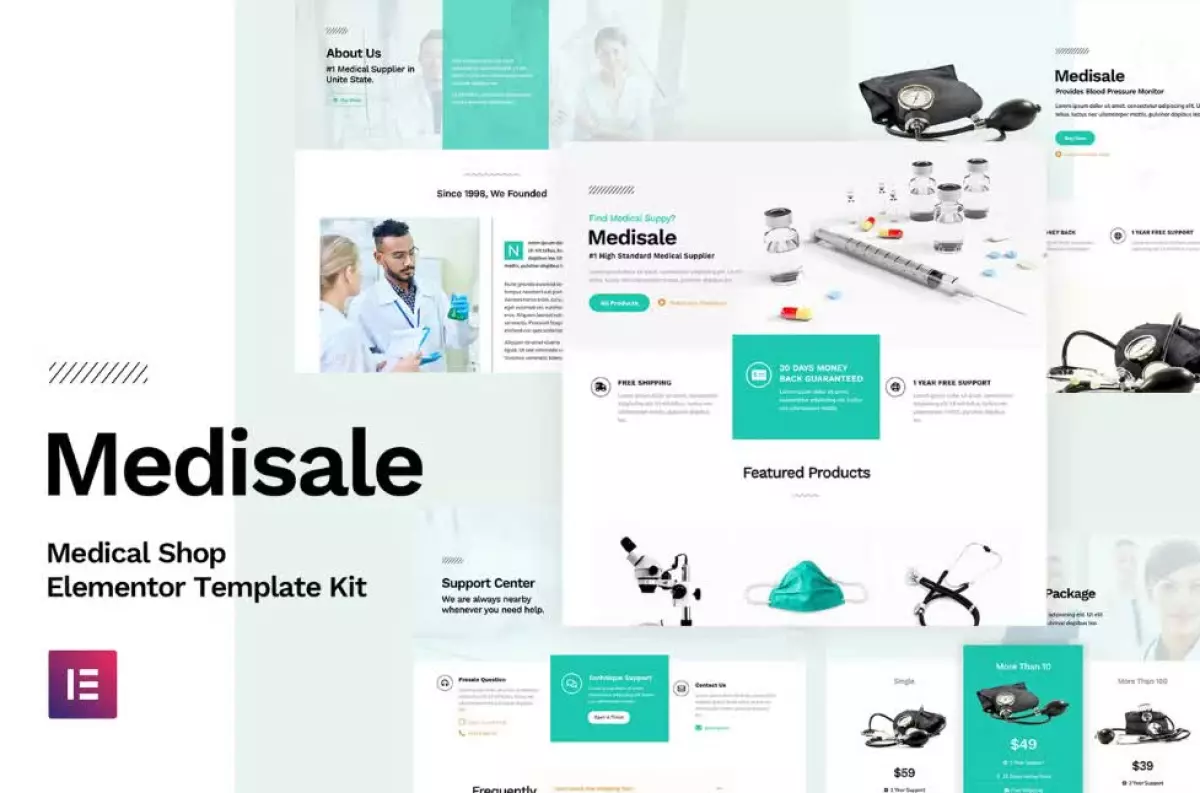 Medisale - Medical Shop Elementor Template