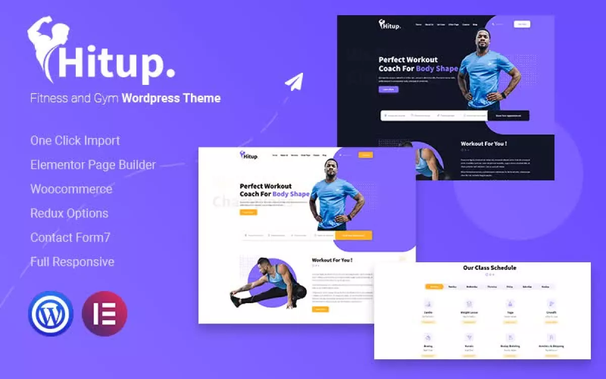 Hitup - Fitness and Gym WordPress Theme