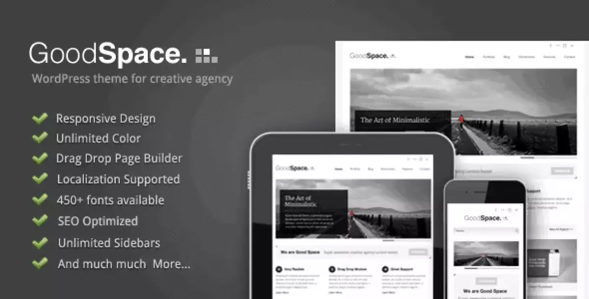 Good Space - Responsive Minimal WP Theme