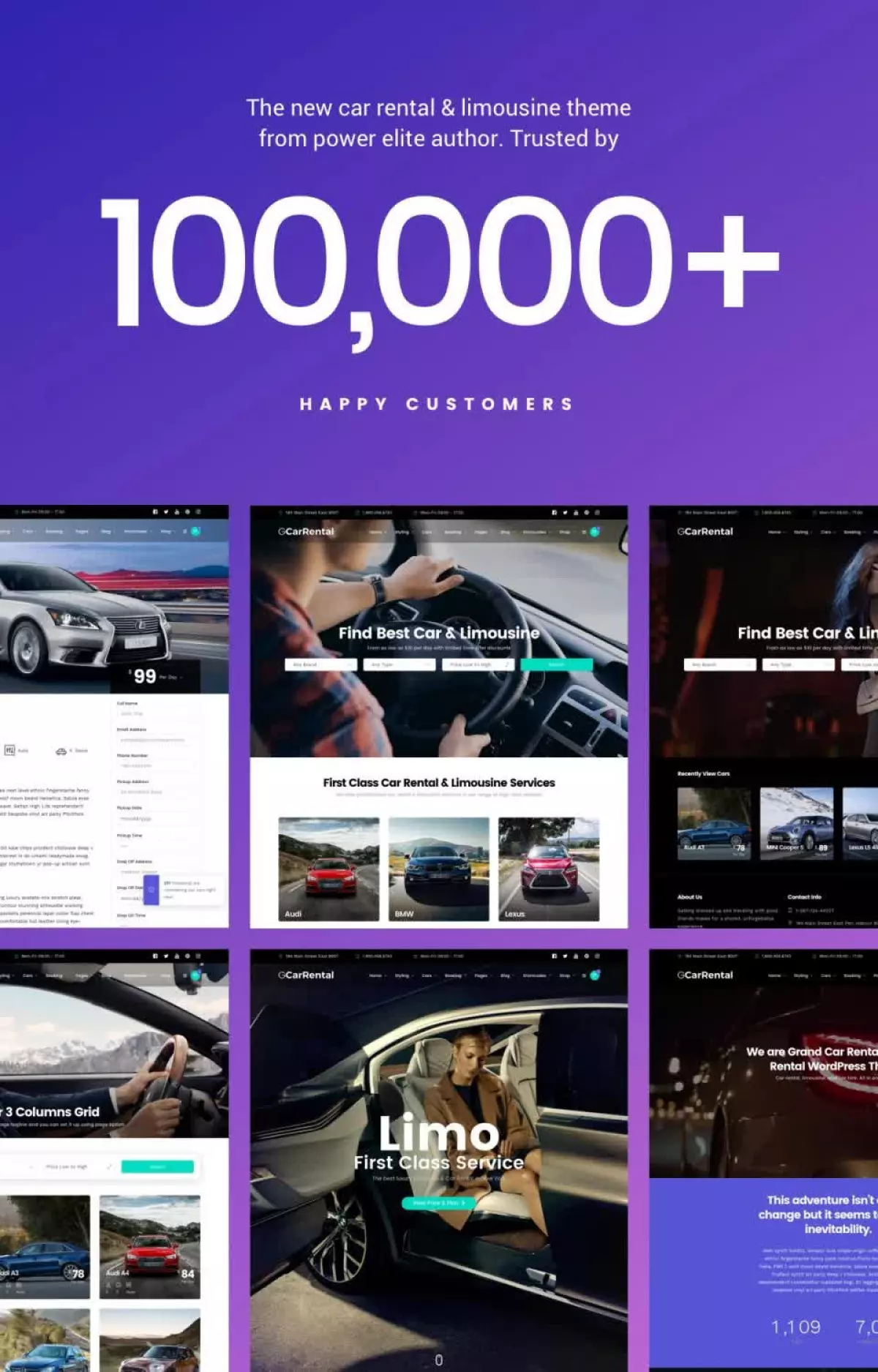 Grand Car Rental | Limousine WordPress 2.7