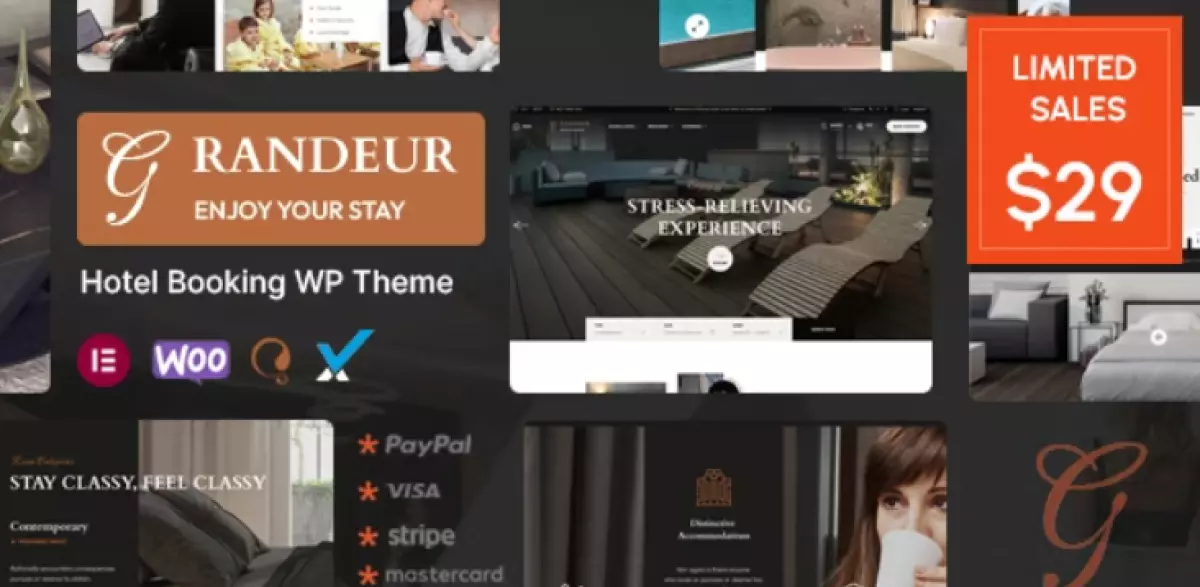 Grandeur - Hotel Booking WordPress Theme