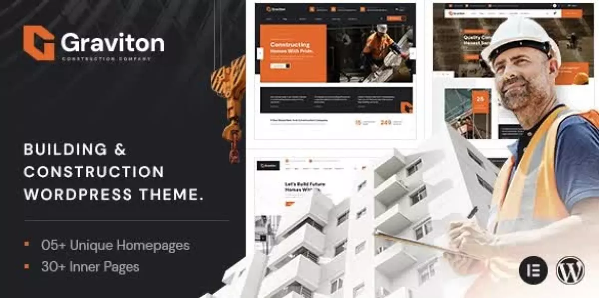 Graviton &#8211; Construction WordPress Theme