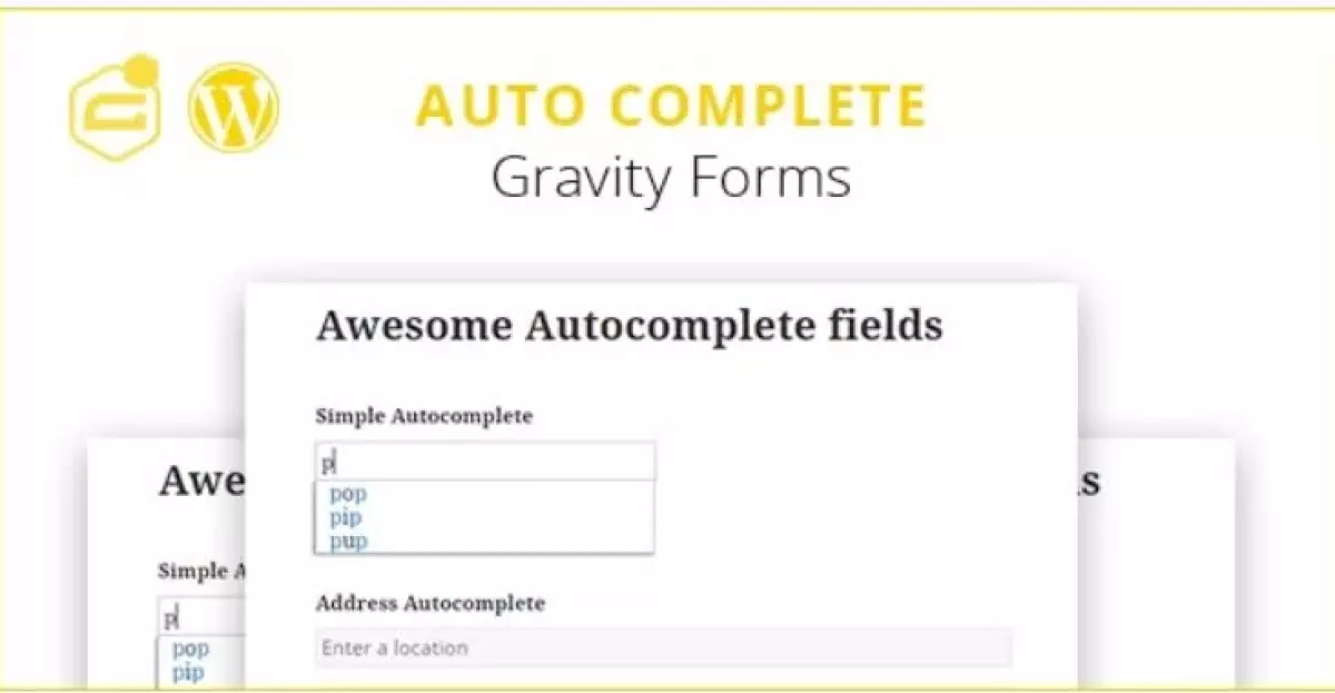 Gravity Forms Autocomplete (+address field) 1.2.13