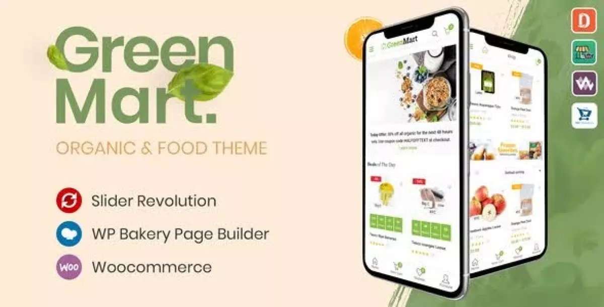 GreenMart – Organic & Food WooCommerce WordPress Theme 4.1.4