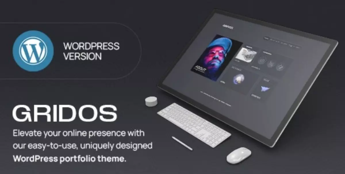 Gridos - Creative Personal Portfolio WordPress Theme