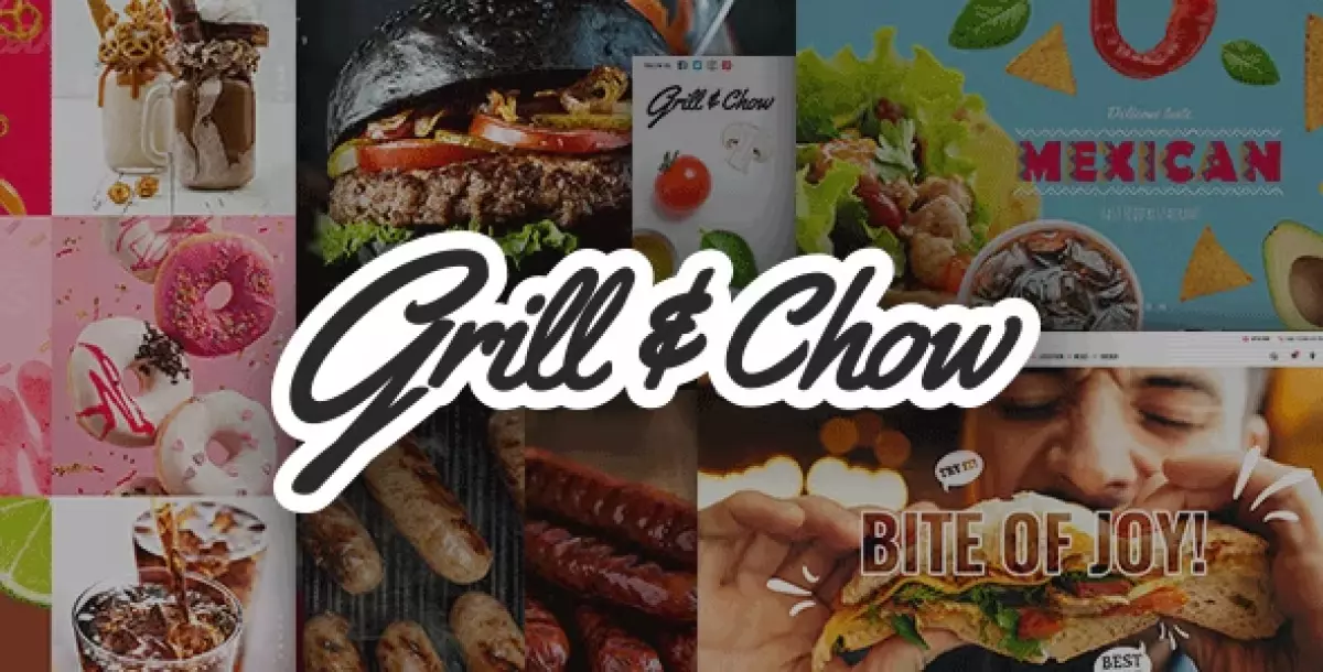 Grill and Chow - Fast Food &amp; Pizza Theme