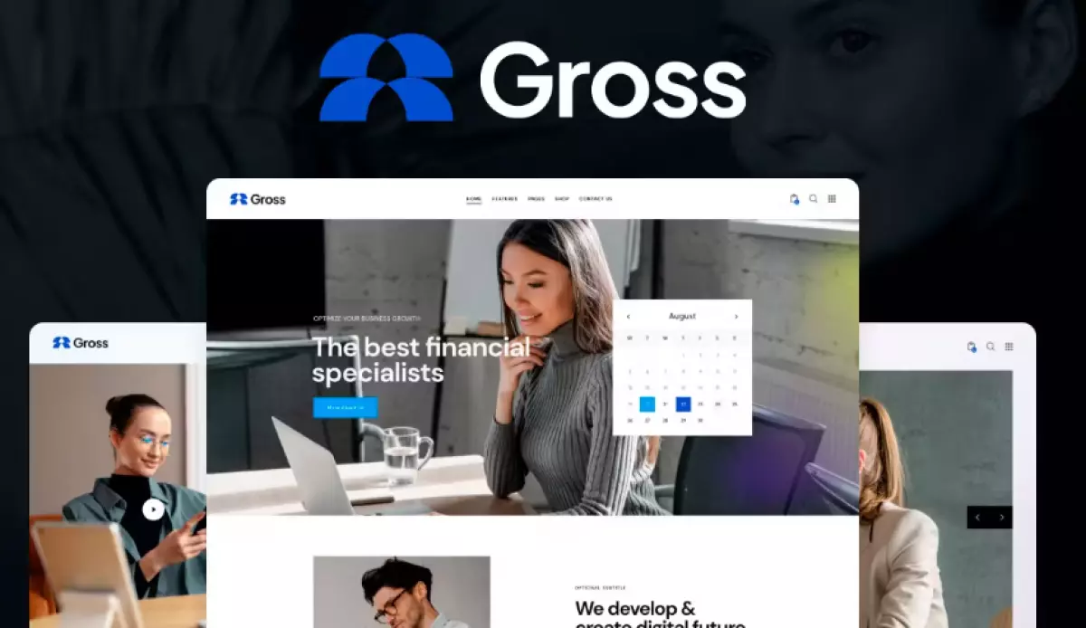 Gross – Business &amp; Consulting WordPress Theme