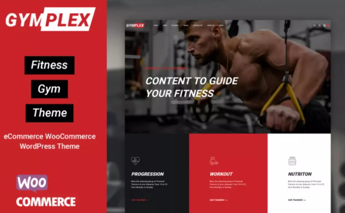 Gymplex - Sports, Fitness and Gym WooCommerce Theme